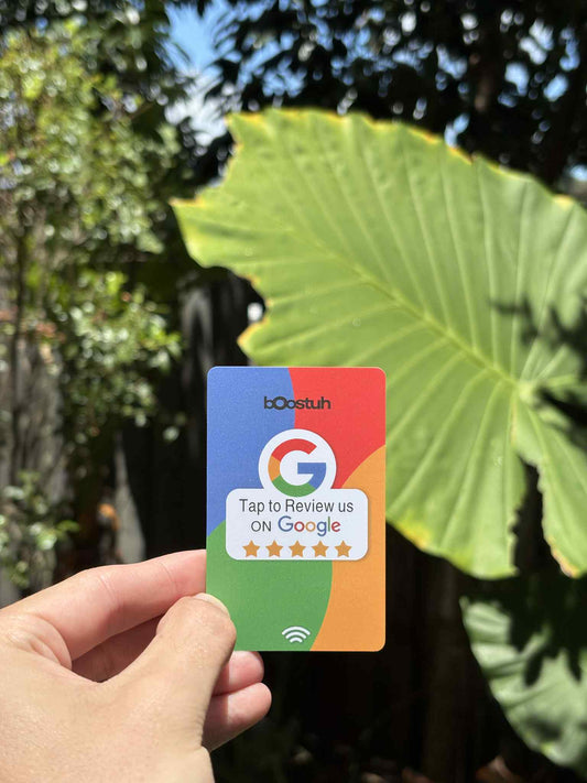 Tap To Review Google Card